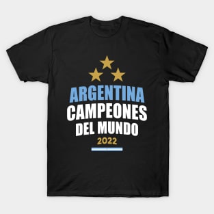 Argentina Campeones del Mundo 2022 T-Shirt